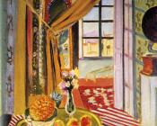 有留声机的房间 - 亨利·马蒂斯